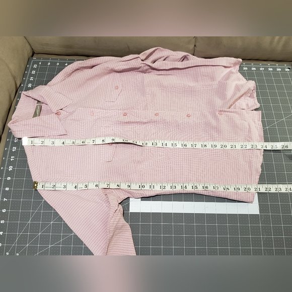 Croft & Barrow Pink Black Button Down Top Sz S - Picture 7 of 7